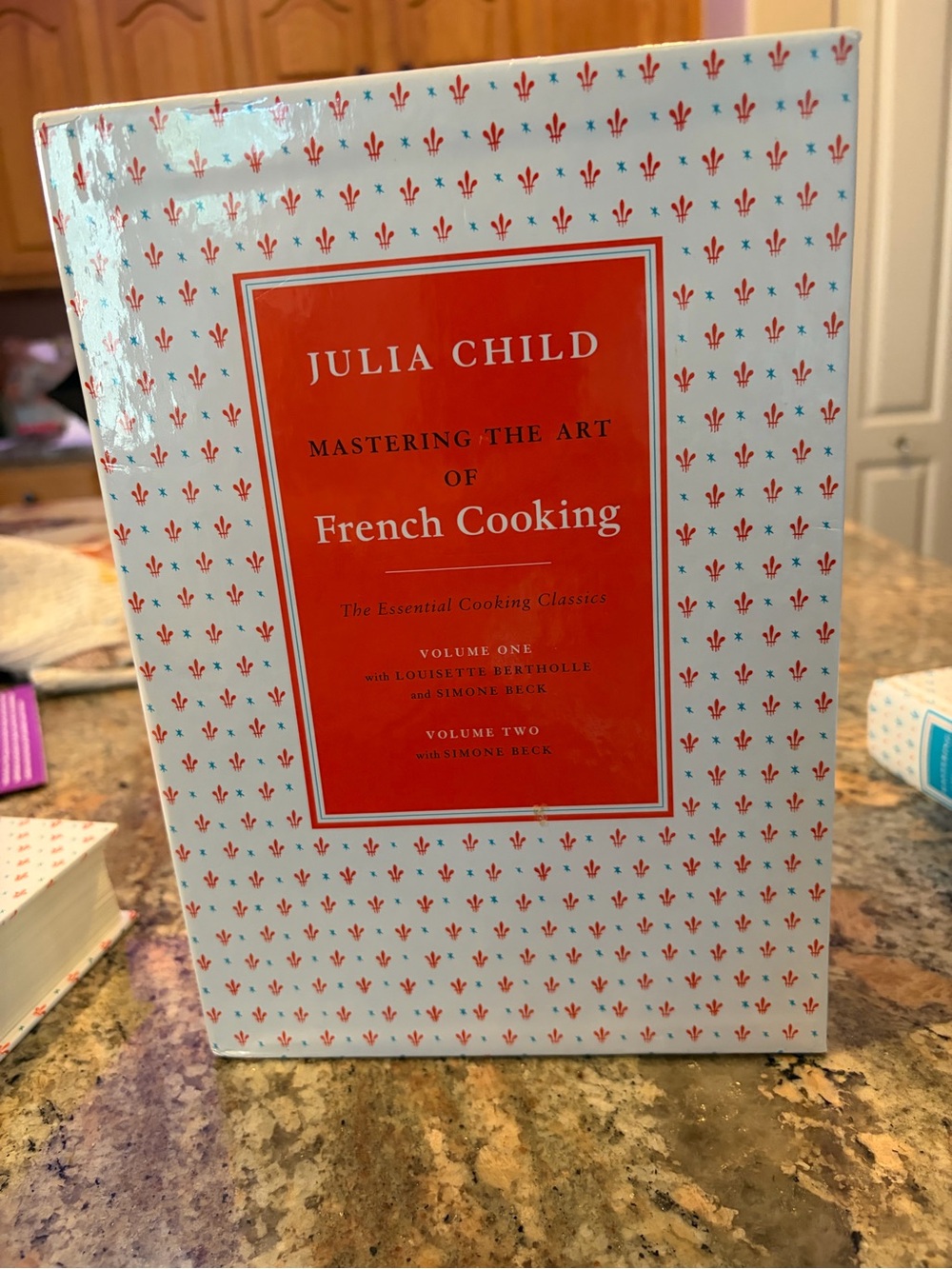 Julia Child Mastering the Art of French Cooking - Red & White Boxed Set